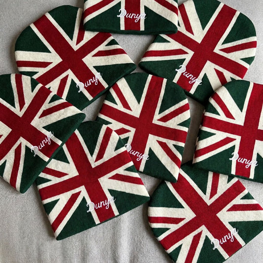 Dunya "Reversed Union" Knit Beanie – Nigeria Green